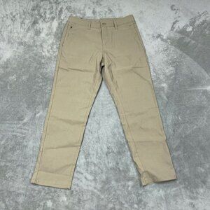 Weatherproof Vintage Mens Slim Fit Khaki Pants Beige 29x29 a0418